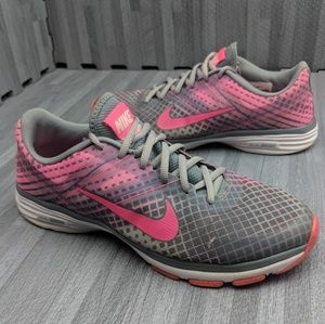 Nike Dual Fusion Flywire Womens Pink Running Shoes